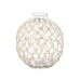 Sfera Decorativa Bianco Trasparente 21 x 23 cm (4 Unità)