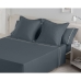 Bettwäsche-Set Alexandra House Living Grau King size 4 Stücke