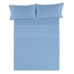 Prešívané obliečky bez výplne Alexandra House Living Svetlá modrá 150 cm posteľ 4 Kusy