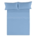 Set beddengoed Alexandra House Living Licht Blauw Bed van 150 4 Onderdelen