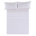 Bedding set Alexandra House Living White King size 4 Pieces