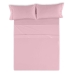 Prešívané obliečky bez výplne Alexandra House Living Ružová 160 cm posteľ 4 Kusy