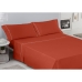 Set di Lenzuola Alexandra House Living Rosso Chiaro Osimano 4 Pezzi