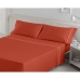 Prešívané obliečky bez výplne Alexandra House Living Svetlá červenkastá 200 cm posteľ 4 Kusy