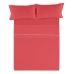 Prešívané obliečky bez výplne Alexandra House Living Červená 160 cm posteľ 4 Kusy