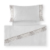 Jeu de draps Alexandra House Living Blanc Lit king size 4 Pièces