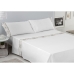 Juego de Sábanas Alexandra House Living Blanco Cama de 180 4 Piezas