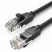 UTP категория 6 твърд мрежови кабел Vention Черен 5 m