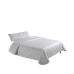 Juego de funda nórdica Alexandra House Living Viena Blanco Cama de 150 5 Piezas