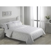 Juego de funda nórdica Alexandra House Living Viena Blanco Cama de 150 5 Piezas