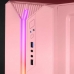 Počítačová skříň ATX v provedení midi-tower Mars Gaming MC-S1 Černý Růžový