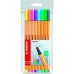 Tuschpennor Stabilo Point 88 Multicolour (10 antal)