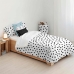 Parure de couette Kids&Cotton Kibo Noir 155 x 220 cm