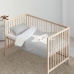 Set di copripiumino Kids&Cotton Nadir Grigio 115 x 145 cm