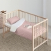 Set di copripiumino Kids&Cotton Lavi Big Rosa 115 x 145 cm