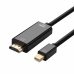 Adapter Mini DisplayPort naar HDMI Aisens A125-0458 Zwart 3 m