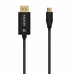 USB-C til DisplayPort-Adapter Aisens A109-0687 Svart 1,8 m