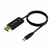 Adaptér USB-C na DisplayPort Aisens A109-0686 Černý 80 cm