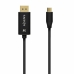 Adaptér USB-C na DisplayPort Aisens A109-0686 Černý 80 cm