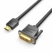 Adaptador DVI para HDMI Vention ABFBF Preto 1 m