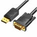 Adaptér DisplayPort na VGA Vention HBLBH Čierna 2 m