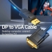 Adapter DisplayPort u VGA Vention HBLBG Crna 1,5 m