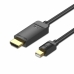 Αντάπτορας Mini DisplayPort σε HDMI Vention HAHBG Μαύρο 1,5 m