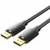 DisplayPort kábel Vention HAKBH Fekete 2 m