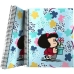 Papkė su skyriais Mafalda Lively Spalvotas A4
