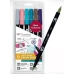 Tuschpennor Tombow ABT DUAL Multicolour