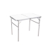 Marbueno Opvouwbare Aluminium Tafel D25 Camping en Strand 90X60X39/70 cm 10031