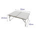 Marbueno Opvouwbare Aluminium Tafel D13 Assorti Camping en Strand 64X42X29,5 cm 10440