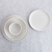 Piatto da pranzo Bidasoa Fosil Bianco Ceramica 21,3 x 21,2 x 2,2 cm (8 Unità)