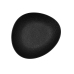 Globok Krožnik Bidasoa Fosil Črna Keramika Ovalno 22 x 19,6 x 4,5 cm (6 kosov)