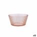 Castron Quid Sunset Coral Plastic 15 cm (12 Unități)