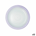 Assiette plate Quid Kaleido Vert Violet Céramique 27 cm (12 Unités)