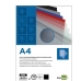 Set deksels Liderpapel TE12 Plastic Zwart A4 (50 Stuks)