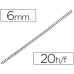 Πλαστικοί Σπείρωματικοί Δακτύλιοι Q-Connect KF04427 Μέταλλο Ø 6 mm (200 Μονάδες)
