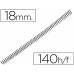 Bindespiraler Q-Connect KF04433 Metall Ø 18 mm (100 enheter)