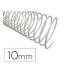 Bindespiraler Q-Connect KF17125 Hvit Plast Ø 10 mm 100 enheter