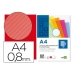 Set di coperchi Liderpapel TA08 Cartone Rosso (50 Unità)