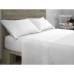 Juego de Sábanas Alexandra House Living QUTUN Blanco Cama de 150 4 Piezas