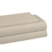 Juego de Sábanas Alexandra House Living QUTUN Beige Cama de 200 4 Piezas