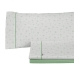 Set di Lenzuola Alexandra House Living Estelia Verde Matrimoniale 4 Pezzi