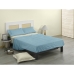 Jeu de draps Alexandra House Living Cuca Bleu Lit king size 4 Pièces