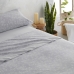 Prešívané obliečky bez výplne Alexandra House Living Zahara Modrá 150 cm posteľ 4 Kusy