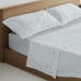 Prešívané obliečky bez výplne Alexandra House Living Cloe Modrá 105 cm posteľ 3 Kusy