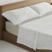 Juego de Sábanas Alexandra House Living Lara Beige Cama de 150 3 Piezas