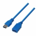 USB Pikendusjuhe Aisens A105-0046 Sinine 2 m (1 Ühikut)