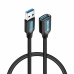 USB ilginamasis kabelis Vention CBHBF 1 m Juoda (1 vnt.)